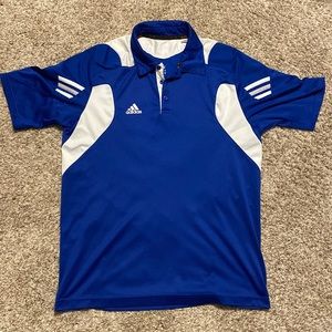 Adidas Scorch Team Polo - Royal Blue Sz Medium